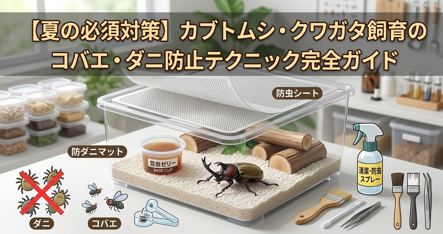 コバエ・ダニ対策
